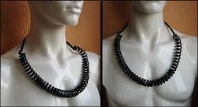 Phone wire necklace