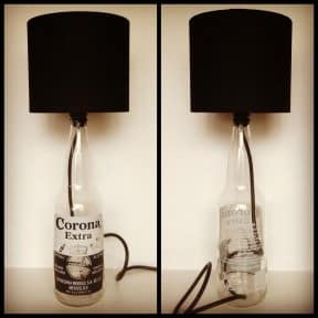 Corona bottle lamp