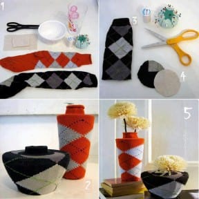 Socks vase covers