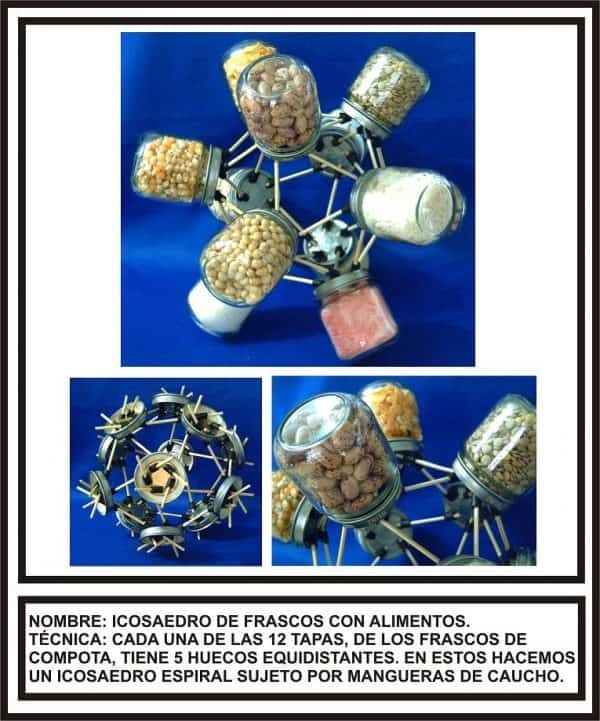 Polyhedra Made with Waste 3 &bull; Recycled Art