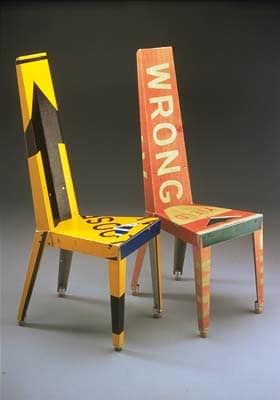 traffic signs chair