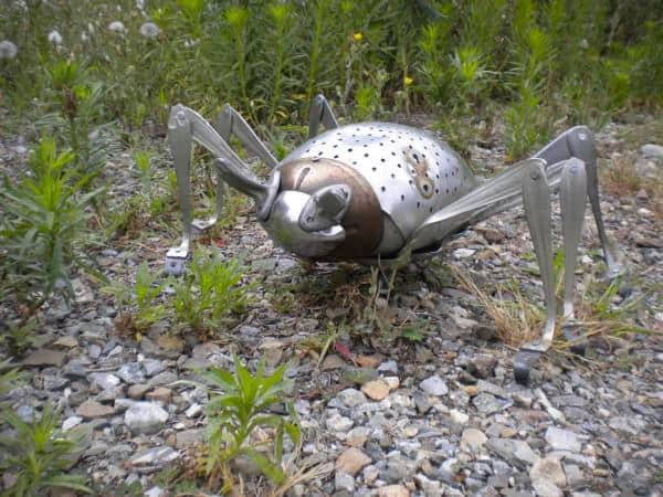 Kitchen Insect 1 &bull; Recycled Art