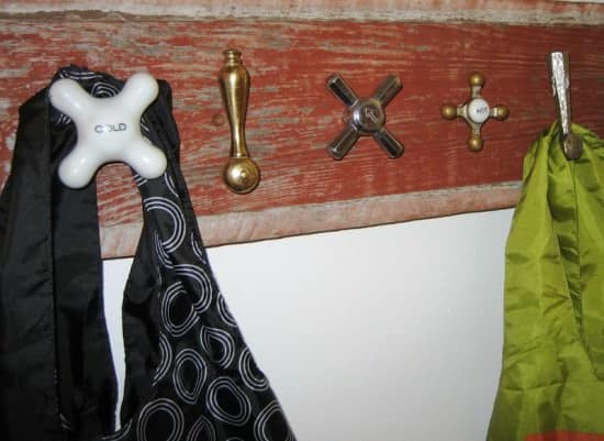 faucet coat rack