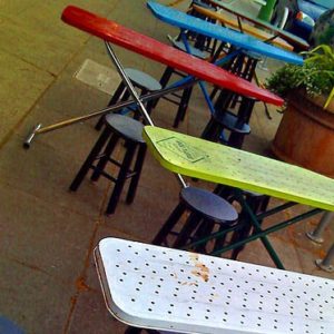 Ironing Board Reused Into Tables 1 &bull; Recycled Furniture