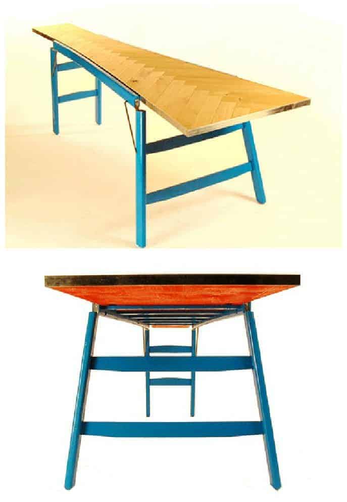 Wooden Ladder Into Table • Recyclart