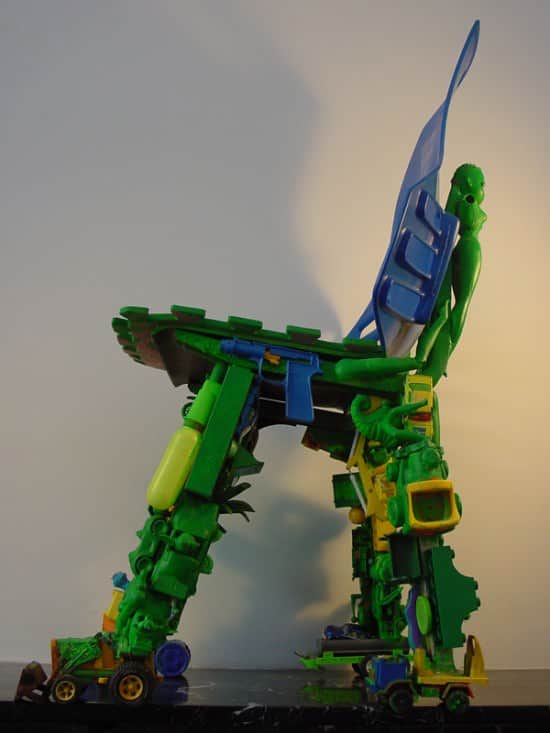 Childhood Memory Chair 2 &bull; Recycled Furniture