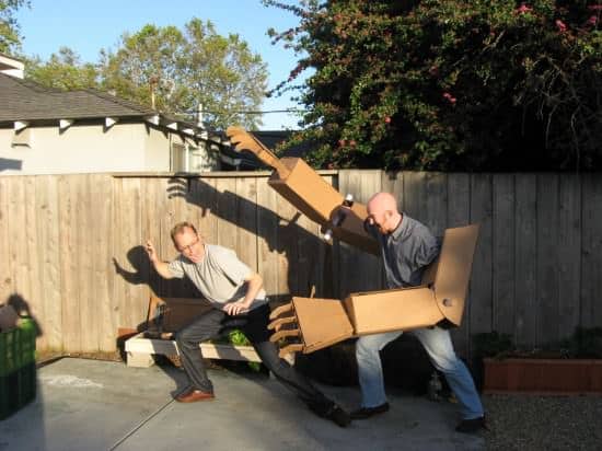 Diy: Giant Robot Arms 1 &bull; Recycled Cardboard
