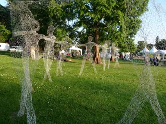 Wire Sculpture 2 &bull; Recycled Art