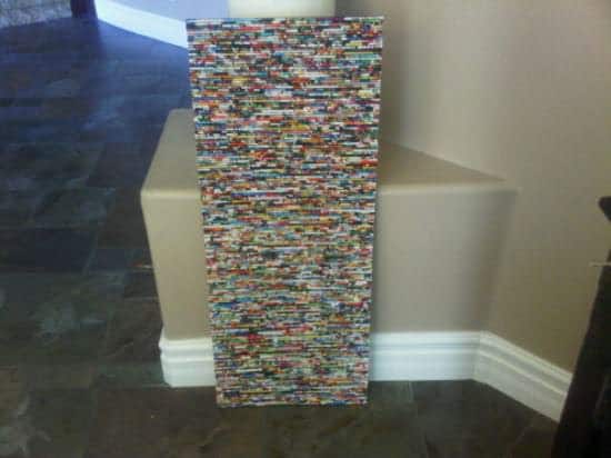 Rolled Magazine Art 1 &bull; Recycled Art