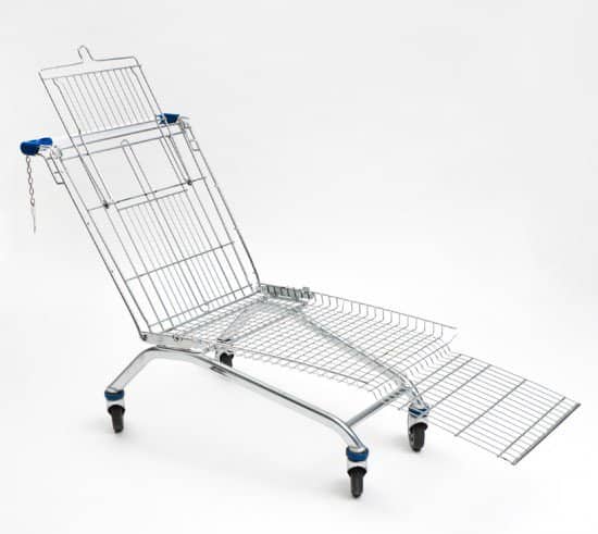 Shopping Cart Lounger 1 &bull; Recycled Furniture