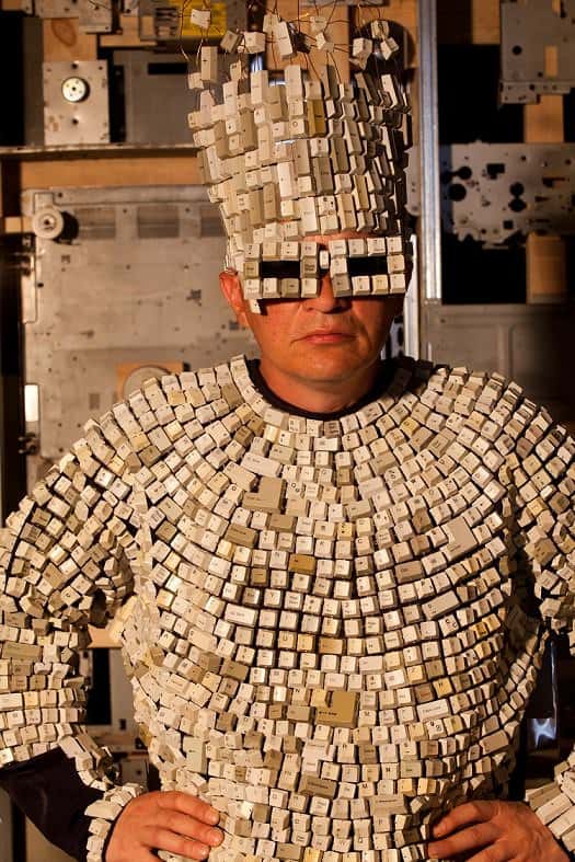 Spectacular Dead Computers Room Installation ! 1 &bull; Recycled Art