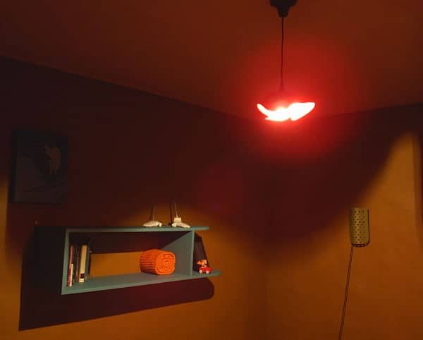 Hanging Flower Made from Melted Vinyl Record 2 &bull; Lamps & Lights