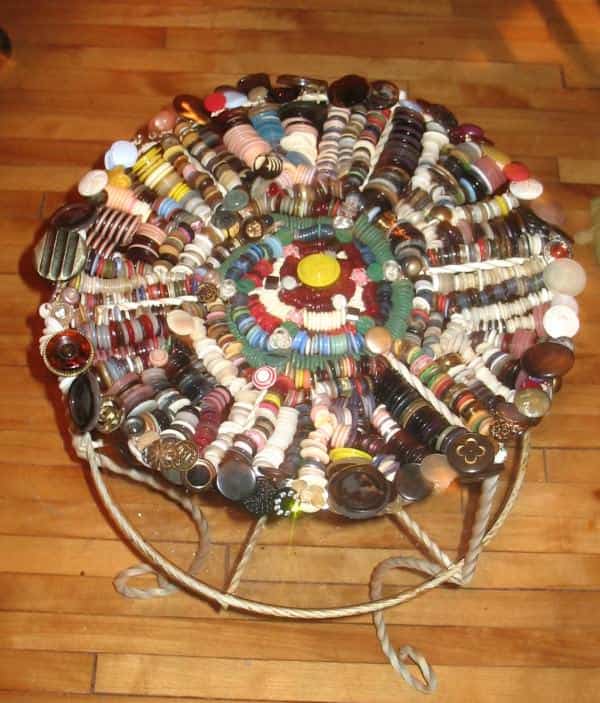 The Madness of Buttons 2 &bull; Recycled Furniture