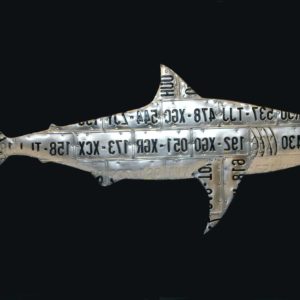 Great White 9 &bull; Recycled Art