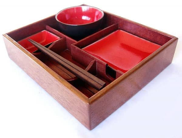 Suteki Box Bento Style Sushi Tray 1 • Accessories • Recyclart SutekiMAIN-copy