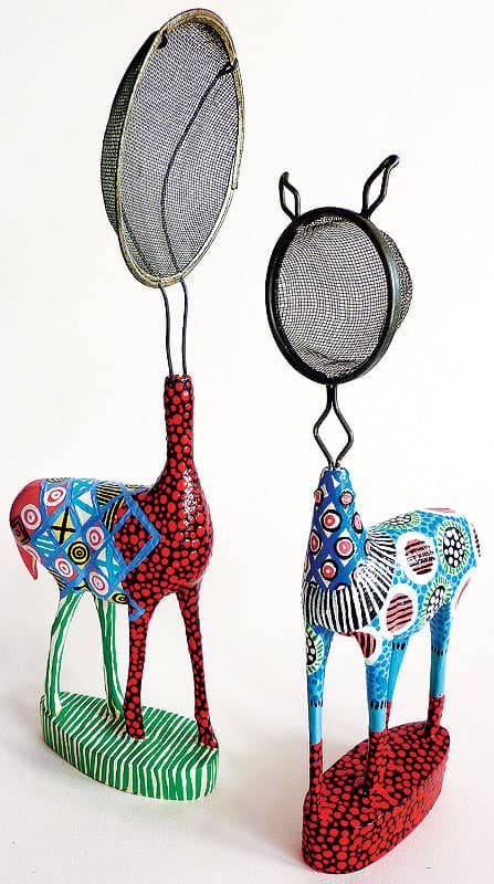 Domesticated Does 2 &bull; Recycled Art