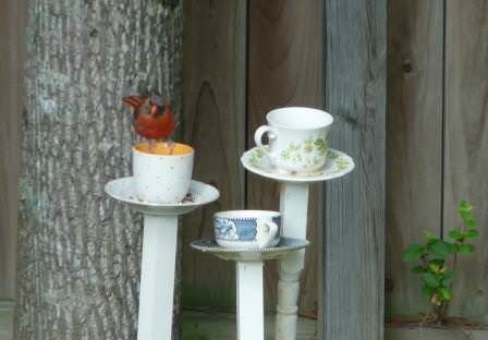 Diy : Tea Cup Bird Feeder 2 &bull; Garden Ideas