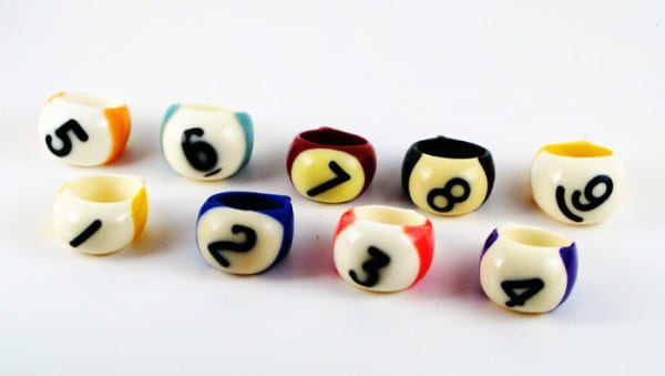 Billiard Balls Rings 3 &bull; Accessories