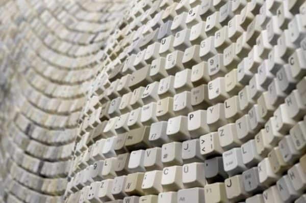 Recycled Keyboard Animal 2 &bull; Recycled Art