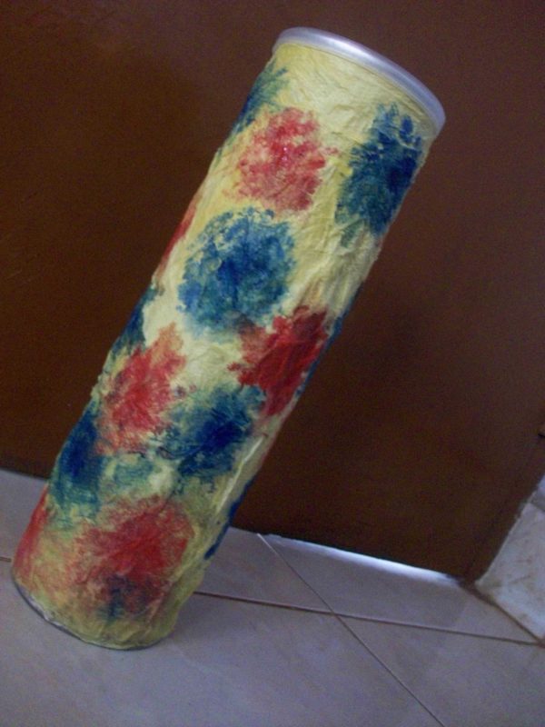 A Waste Metal Tin Into A Flower Vase 1 • Recycling Metal • Recyclart 100_6072