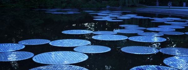 upcycled-cds-water-lily-2 Upcycled Cds: Water Lilies 1 • Recycled Electronic Waste