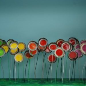 Field of Beer 17 &bull; Recycled Art