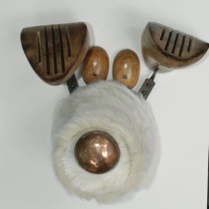 Dog with Moving Ears 11 &bull; Recycled Art