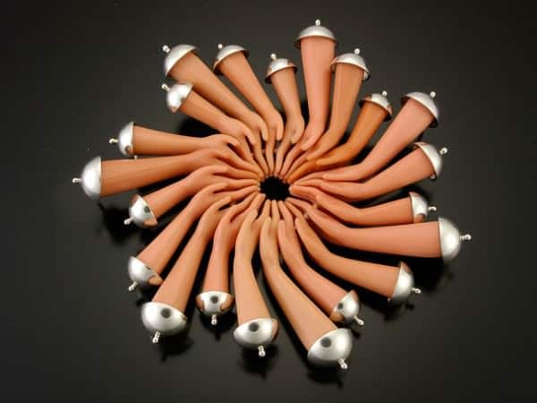 Upcycled Barbie Doll Parts Jewelry 4 • Accessories • Recyclart ooak-brooches-01