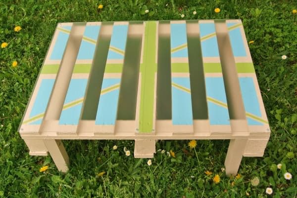 Coffee Table Made with Pallet 1 • Recycled Furniture • Recyclart DSC_2054