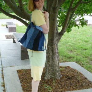 Old Blue Jeans to New Backpack Purse 11 &bull; Clothing