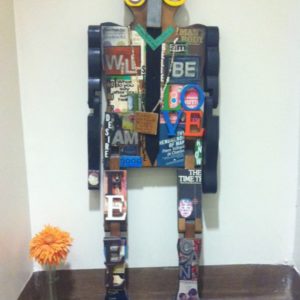 Will Be Love Sculpture 3 &bull; Recycled Art