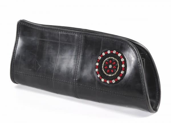 Ladies Night Recycled Inner Tubes Bags 2 • Accessories • Recyclart MARRONROUGE-037-APP