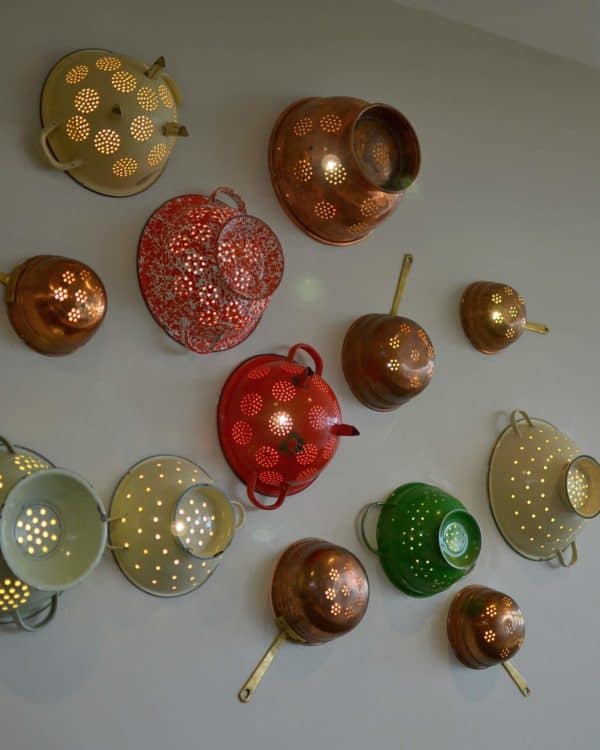 upcycled-colander-wall-lights