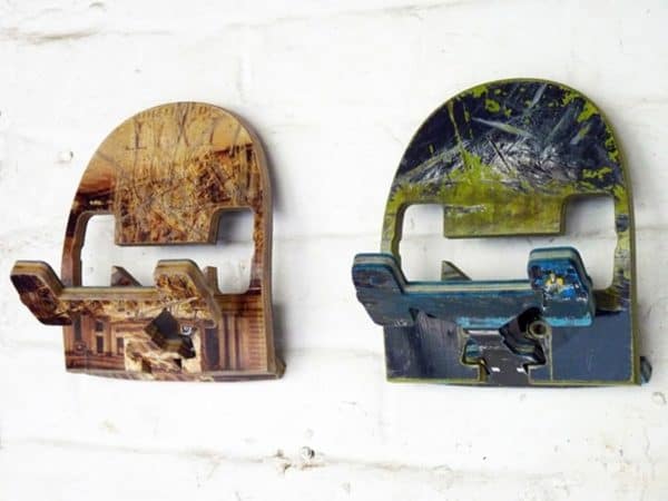 Recycled Skateboards Wall Hook 2 • Accessories • Recyclart project-skatehook-4