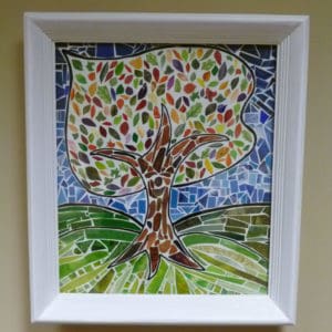 Christmas Cards Recycled into Mosaic Art 3 &bull; Clothing