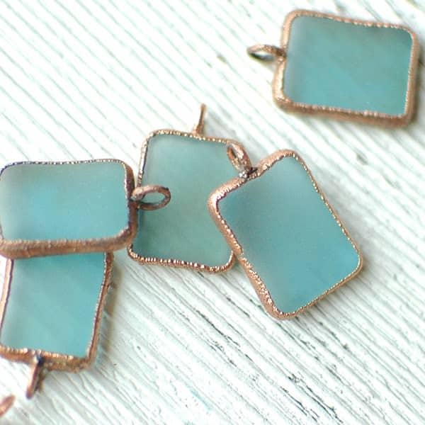 Recycled Glass Bottle Jewelry by Revetro 2 • Recycled Glass • Recyclart BS-charm-3