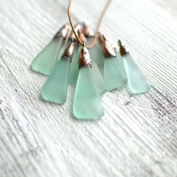 Recycled Glass Bottle Jewelry by Revetro 4 • Recycled Glass • Recyclart Coke-charm