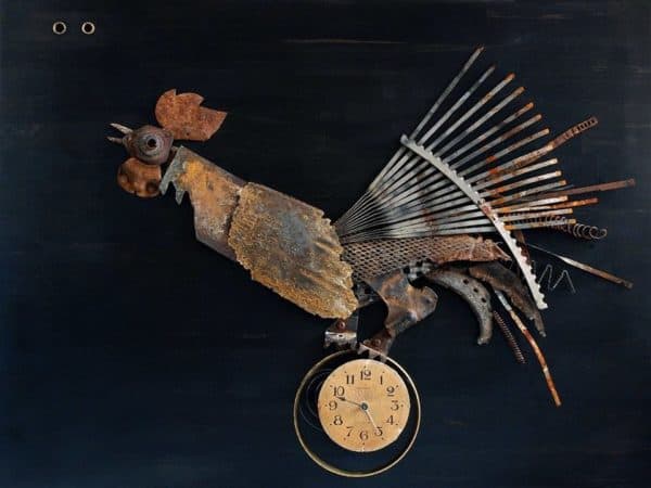 Alchemy of the Landfills 1 • Recycled Art • Recyclart Triumph-of-rust