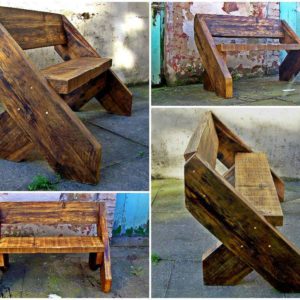 The Big Foot Bench by Green Thumb Print 1 &bull; Recycled Furniture
