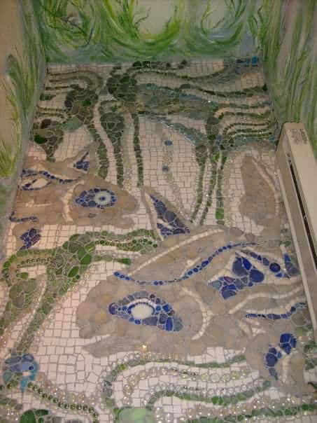 bathroom-floor-powder-mosaic