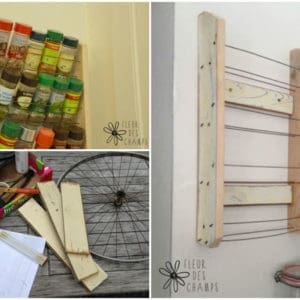 Spice Rack with Bicycle Wheel 1 &bull; Accessories