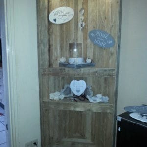 Pallets Corner Cabinet 7 &bull; Recycled Vinyl