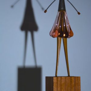 Lizzy Sculpture From Vintage Glass Chandelier 9 &bull; Recycled Art