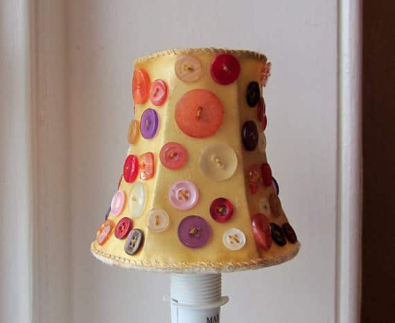 Button Lampshade 2 • Lamps & Lights • Recyclart button_lampshade