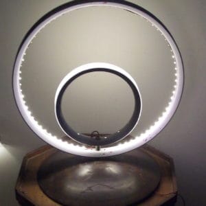 Modern Light From Upcycled Bike Rims 5 &bull; Recycled Art