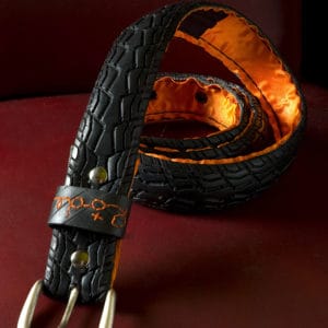 Belt Made from Bike Inner Tubes 1 &bull; Accessories