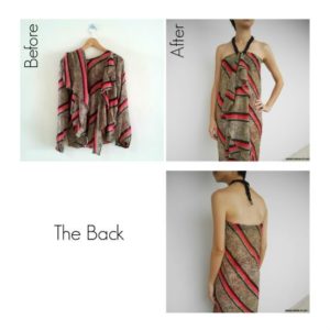 Upcycled Top into Chic Wrap 9 &bull; Upcycled Jewelry Ideas
