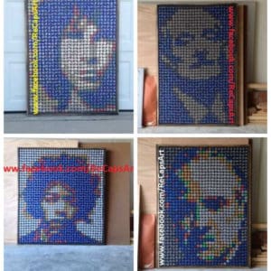 New Bottle Cap Art by Recaps 3 &bull; Recycled Art