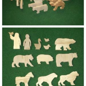 Noah's Ark and Animals from Recycled Pallet Wood 11 &bull; Recycling Metal