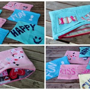 Funky Pencil Cases from Upcycled Jeans - An Upcycle Tutorial 1 &bull; Clothing